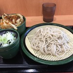 Yude Tarou Iwaki Kashimaten - かき揚げ丼セット