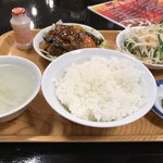 台湾客家料理 新竹 - この日の日替わり定食。