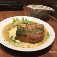 Les Jardin des dodine - ランチメニュー1000円税込                                          ◇メイン【豚ロースのソテー マスタードソースマッシュ ポテト添え】