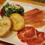 カサレッチョ - イタリア産ハム盛り合わせ
