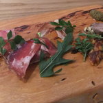 コルツ - 2011/05　コース　プロシュート、コッパ、パンチェッタ　自家製サラミ
