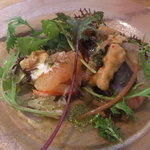 コルツ - 2011/05　コース　ぶどうえび、生うに、ババガレイ　サラダ仕立て