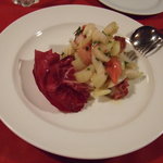 トラットリア チャオ - タコとセロリのサラダ。