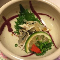 中洲鷹勝 本店 - ふく皮ポン酢和え