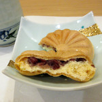 阿波座 なが友 - 8.デザート:自家製の餡とクリーム入