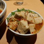 中国大明火鍋城 - 後半戦でミニ麻婆丼に。