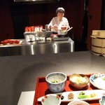 山形座 瀧波 - 朝はオバチャンが！ほっとする~♪