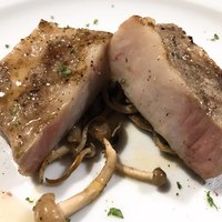 オステリア ヤスダヤ - 国産豚肩ロースのグリル アップ