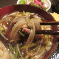 鴨料理専門店 鴨亭 - 鴨汁で蕎麦を