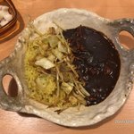 みぼうじんカレー - 真上から撮影。