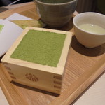 Maccha Hausu Maccha Kan - 抹茶ティラミス(玉露は薄くて急須に戻しました）