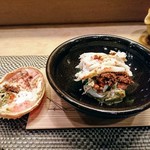 すし処 みや古分店 - 香箱蟹の身、内子