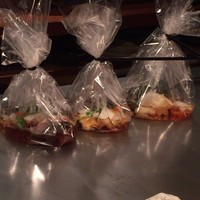 京風鉄板 はせ川 - 蛤のカルタファター包み