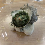 ビストロ マツシマ - 玄界灘産サザエの香草バター焼き