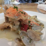 タジン鍋のアクアパッザ