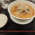 Suimantei - 坦々麺（大盛り）＋ライス
