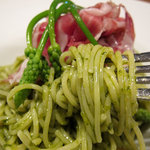 フェディリーニ・ジェノベーゼ、Jamón Ibérico,Asperge sauvage(05 '11)