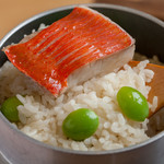 Fresh fish pot rice