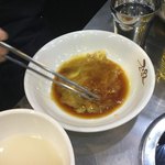 진옥화 할매 원조 닭한마리 - タレ　　酢１：醤油（タレ）１：マスタード１