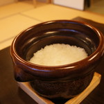 京料理 入舟 - 炊き立て土鍋のご飯