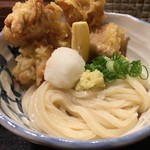 たけうちうどん店 - とり天生醤油