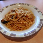 サイゼリヤ - 【2017.12.06(水)】⑤ナスのミートソーススパゲッティ500円のミートソーススパゲティ