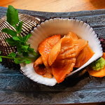 小魚料理 とみ助 - 立派な赤貝（'11/3）