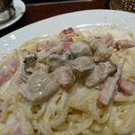 トラットリア グランボッカ - 【1回目】牡蠣とベーコンのクリームソース