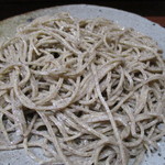 そば くら富 - 日和田（火畑）在来種使用の極細粗挽きは→