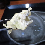 そば くら富 - 衣カラリ、牡蠣熱々でジューシー