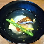 『ぐじ、かぶら、松茸のお椀』～♪(*￣∇￣)ﾉ