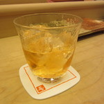 すし善 - 梅酒ロック　760円