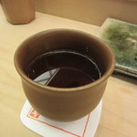 すし善 - お茶：ほうじ茶