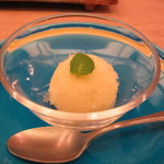 すし善 - リンゴのシャーベット