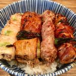 伊勢廣 銀座店 - 焼鳥丼4本 拡大