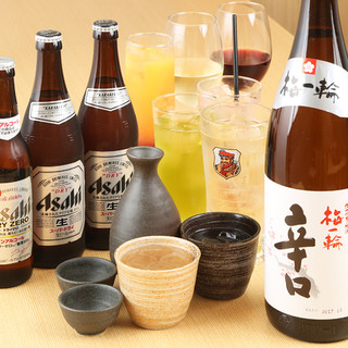 我們提供精心挑選的清酒，以增強壽司的美味。