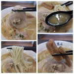 中華蕎麦 生る - チャーシュー•メンマ•麺•スープ