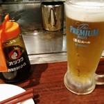 電光石火 - 生ビール 580円