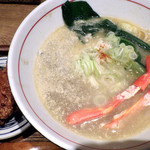 麺と心 7 - 蟹白湯ラー麺（2017年12月限定）