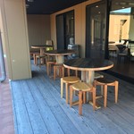 ベアード・ブルワリーガーデン修善寺 - 椅子席です。