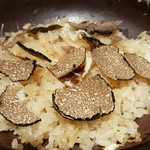 馳走 啐啄一十  - ⑮ 黒トリュフ(イタリア産)ご飯、渡り蟹入り
