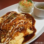 Kitchen KAMEYA 洋食館 - 小村井飯(スープ、サラダ付)