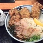 熟成うどん なかや - とり天ぶっかけうどん