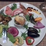 キャトルラパン - キャトルラパンの代名詞的前菜盛り合わせ