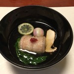 鰻はし本 - 鰻と名残松茸の椀