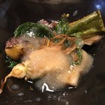 鰻はし本 - 佐賀すっぽん 炭かほる旬菜炊き合せ