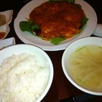 礼華 - エビチリ定食