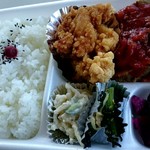 Hinomarutei - 唐揚げ&ハンバーグのサンキュー弁当 やすい❗