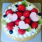 クレープリー チロル - 御飯大盛りオリジナルbirthdayミルクレープオーダー❤