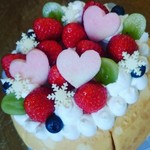 クレープリー チロル - 御飯大盛りオリジナルbirthdayミルクレープオーダー❤